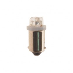 Автолампа T4W (BA9s) 4 LED WHITE 6000K 28лм   12V MEGAPOWER /10 /100