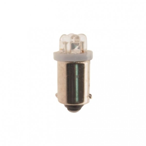 Автолампа T4W (BA9s) 4 LED WHITE 6000K 28лм   12V MEGAPOWER /10 /100 M-90123W