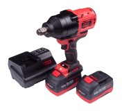 Гайковерт аккумуляторный ударный 3/4, 1900 Нм, 18 В, 4 предмета, кейс MIGHTY SEVEN DW-601A