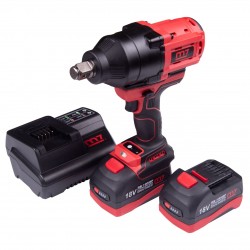 Гайковерт аккумуляторный ударный 3/4, 1900 Нм, 18 В, 4 предмета, кейс MIGHTY SEVEN DW-601A