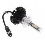 Автолампа H7 BRIGHT WHITE 6 SMD 6500K со встроенным блоком (2шт) 12-24V 5000лм MEGAPOWER /1/10 M-58726