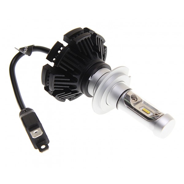 Автолампа H7 BRIGHT WHITE 6 SMD 6500K со встроенным блоком (2шт) 12-24V 5000лм MEGAPOWER /1/10 M-58726
