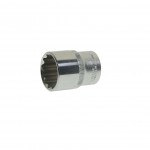 Головка торцевая 22мм 1/2" 12-гранная L=40мм ЭВРИКА  /1/15 ER-91315-12