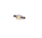 Автолампа C10W (SV8,5) 1 SMD 7080 WHITE 6000K 36мм 60лм 12V MEGAPOWER /10 /100 OLD