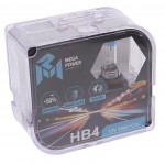 Автолампа HB4/9006 (55) P22d +50% (бокс, 2шт) 12V MEGAPOWER /1/10 M-37033041