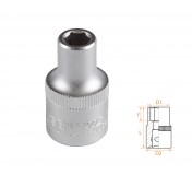 Головка торцевая стандартная шестигранная 1/2, 8 мм AFFIX AF00040008