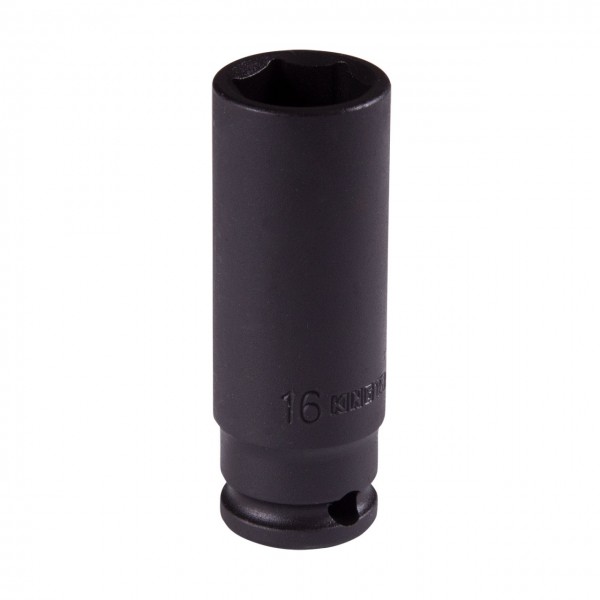 Головка торцевая ударная глубокая шестигранная 3/8, 16 мм KING TONY 343516M