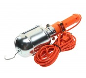 Лампа переносная M-22005 под лампу E27 до 60W, 220V, длина провода 5м  MEGAPOWER 1/24