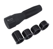 Метчик для восстановления свечной резьбы, набор ремонтных вставок (футорок), 5 предметов МАСТАК 103-12005