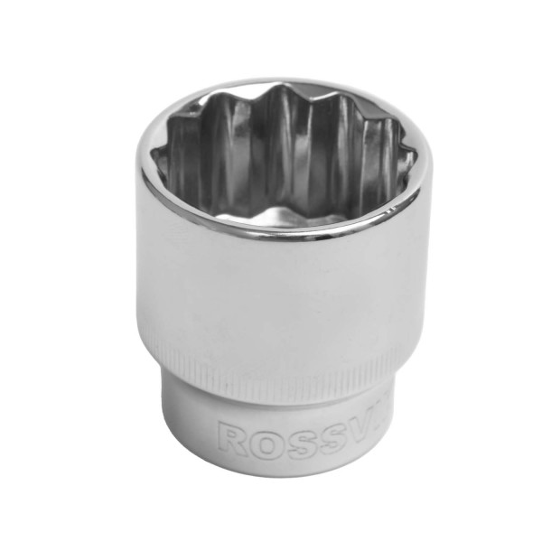 Головка торцевая 12-гранная ROSSVIK 1/2", 32мм S121232