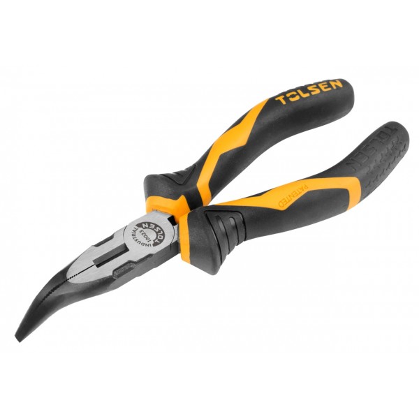 Пассатижи тонконосые GRIPro, 160 мм, загнутые TOLSEN TT10023
