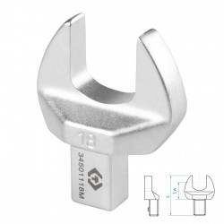 Насадка рожковая серии FIT, 18 мм, 9х12 мм KING TONY 34501118M