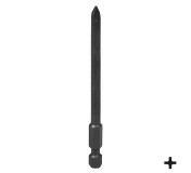 Вставка (бита) торцевая 1/4, Phillips, PH1, 90 мм, для шуруповерта KING TONY 719001P