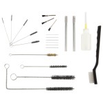 Набор для чистки краскопультов, в комплекте 17 щеточек GS-10