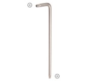 Ключ Г-образный Torx, Т50H, 49,0 х 225,0 мм, с отверстием KING TONY 112750R