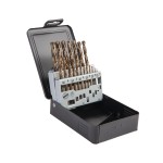 Набор сверл по металлу HSS-Co 1-10 мм, 19 предметов WDK-DC19