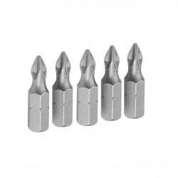 Набор вставок (бит) торцевых 1/4, Phillips, PH2, 25 мм, 5 предметов TOLSEN TT20271