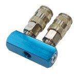 Распределитель пневматический, 2 быстроразъемных EU соединения резьба, 3 входа с резьбой 1/ WDK-82ML