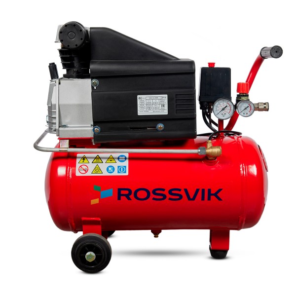 Компрессор поршневой ROSSVIK , 200л/мин, 8бар, ресивер 24л, 220В/1,5кВт СБ4/С-24.J1047В