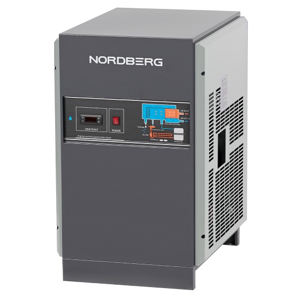 Осушитель воздуха до 16 бар, 3600 л/мин, 220 В, серый NORDBERG NCD30-G