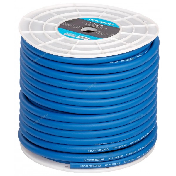 Шланг воздушный гибридный ПВХ диам. 12х18мм NORDBERG H1218RPVC