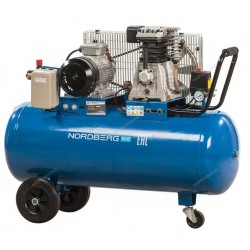 Компрессор поршневой с ременным приводом, объем 100 л NORDBERG ECO NCE100/400