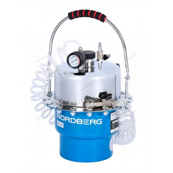 Установка пневматическая для прокачки тормозной системы, 5 л NORDBERG BC8