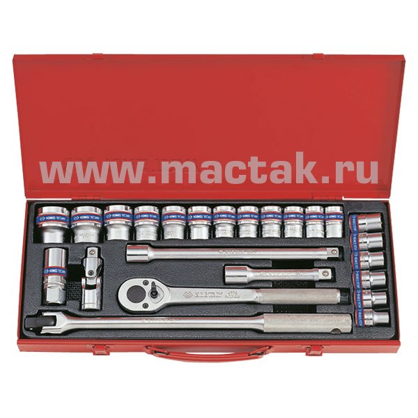 1/2” комплект  торцевых головок 4532MR KINGTONY 4532MR