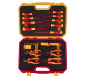 Набор инструментов диэлектрических, универсальный, 15 предметов TOLSEN TTV82115