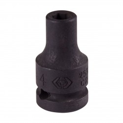 Головка торцевая ударная шестигранная 1/4, 4 мм KING TONY 253504M