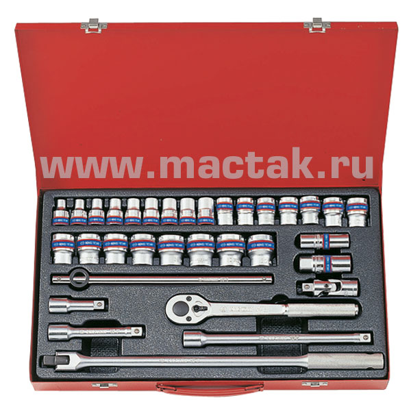 1/2” комплект  торцевых головок 4534MR KINGTONY 4534MR