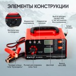 Импульсное зарядное устройство 12/24В c ручной регулировкой и с функцией восстановления iCartool IC-CH103