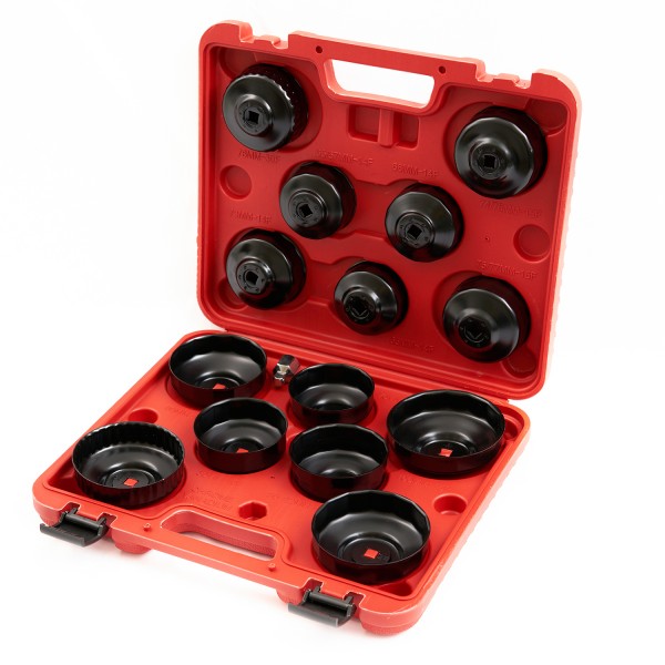 Комплект чашек для демонтажа маслянных фильтров 65-100мм, 15шт ST075