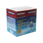 Вентилятор M-503 21см (8") с решеткой металл 24V MEGAPOWER /1/12 HIT M-503-24