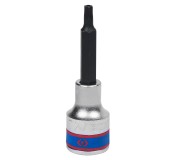 Насадка (бита) торцевая 1/2, Torx, T27, L = 80 мм, с отверстием KING TONY 403727