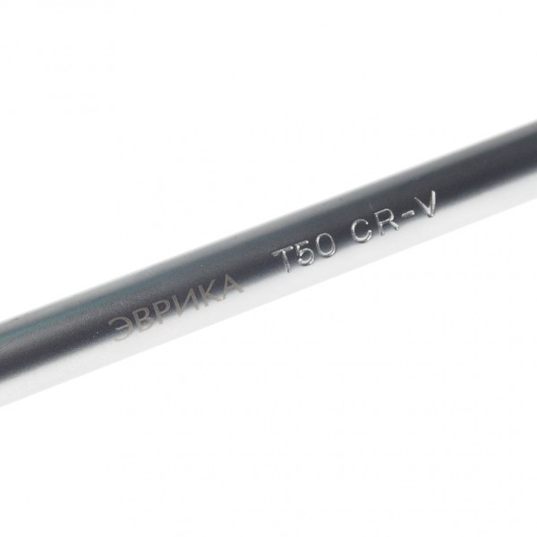 Ключ TORX T50 : Г-образный удлиненный ЭВРИКА /1/8/16/240 ER-76650L