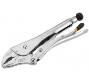 Зажим с фиксатором 250 мм, с закругленными губками TOLSEN TT10049