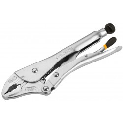 Зажим с фиксатором 250 мм, с закругленными губками TOLSEN TT10049