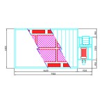 WDK410M Пост подготовки с диагональным потоком воздуха WDK-410M
