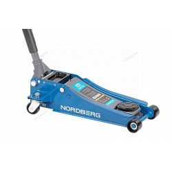 Домкрат подкатной 2,5 т с резиновой насадкой NORDBERG N32025E