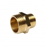 Соединитель резьбовой :наруж. резьба 1/2"x3/8" ЭВРИКА /1/10 ER-MM08/06