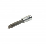 Насадка-вставка с битой шлиц SL12  1/2 12мм L=100мм ЭВРИКА /1/20 ER-94307