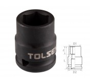 Головка торцевая ударная шестигранная 1/2, 18 мм TOLSEN TT18218