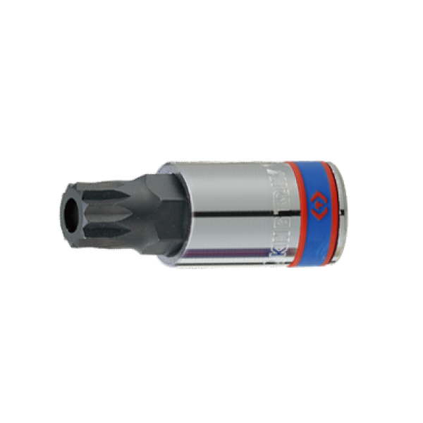 Насадка (бита) торцевая  SPLINE с отверстием M16 KING TONY 402B16