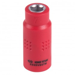 Головка торцевая диэлектрическая шестигранная 1/4, 7 мм KING TONY 2335VE07M