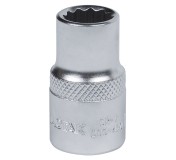 Головка торцевая стандартная двенадцатигранная 1/2, 09 мм МАСТАК 000-42009