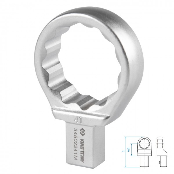 Насадка накидная серии FIT, 41 мм, 14х18 мм KING TONY 34502241M