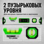Уровень-угломер электронный с магнитом 400 мм TECHNICOM TC-LA400