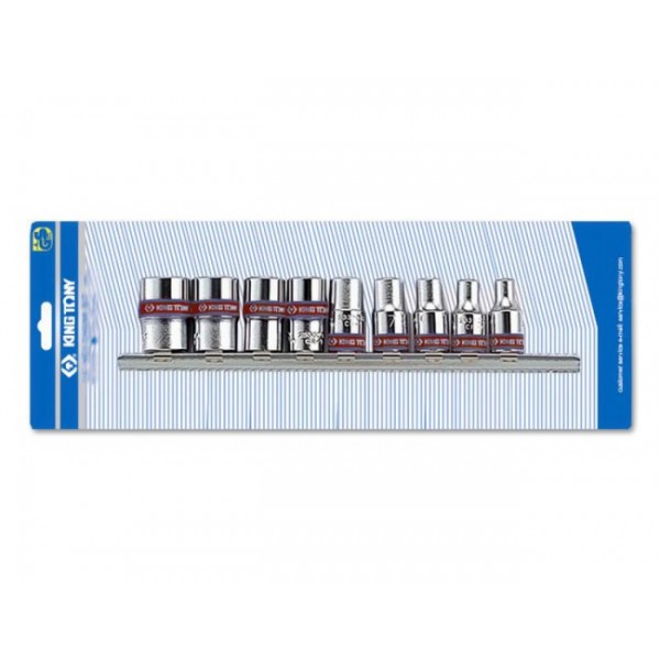 1/4” комплект торцевых головок 2509SR KINGTONY 2509SR