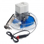 Вентилятор M-502 16см (6") с решеткой металл 24V MEGAPOWER /1/12 HIT M-502-24